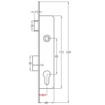 Корпус замка KEDR 153-30